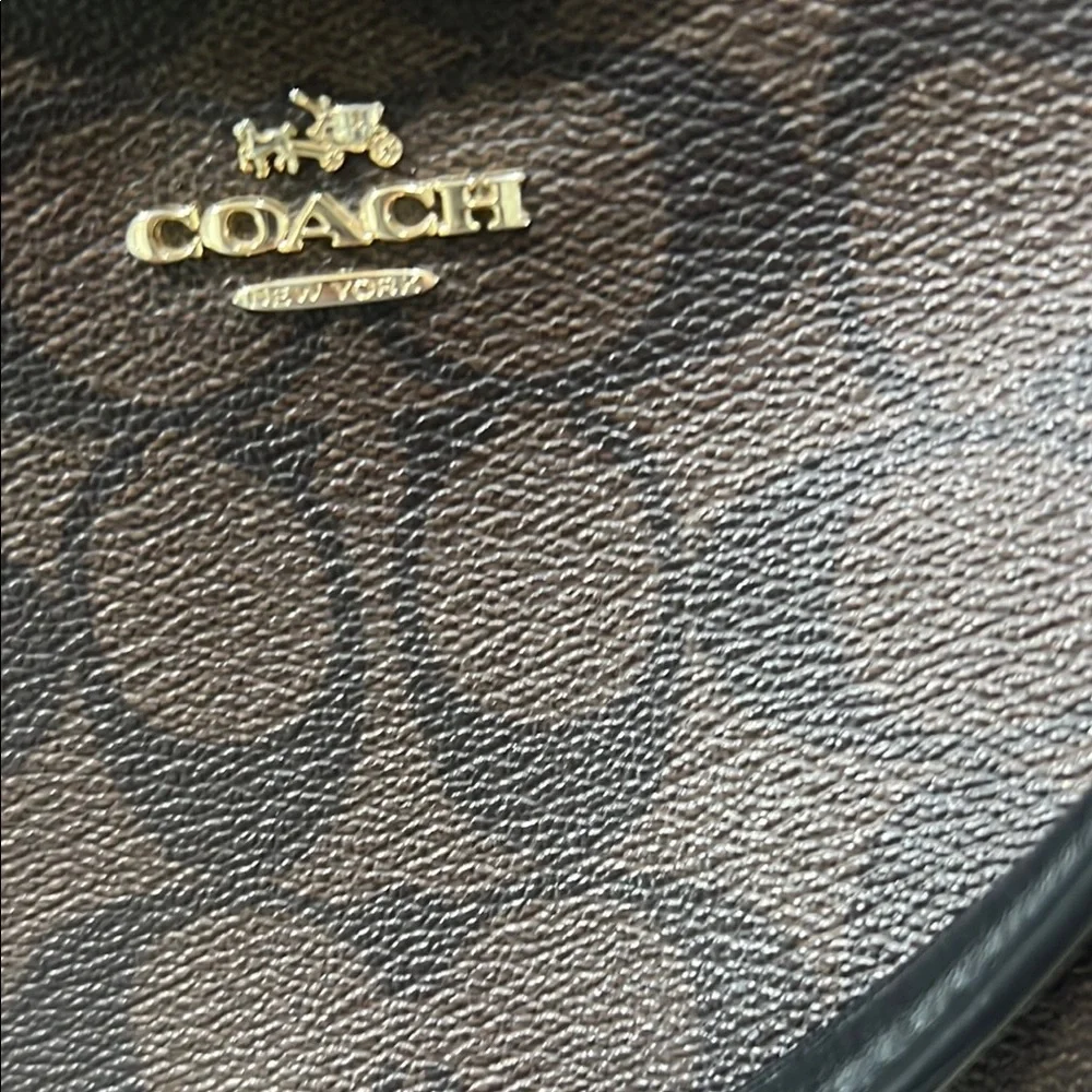 Coach Tyler Brown Black and Gold Women's tote - Picture 3 of 12